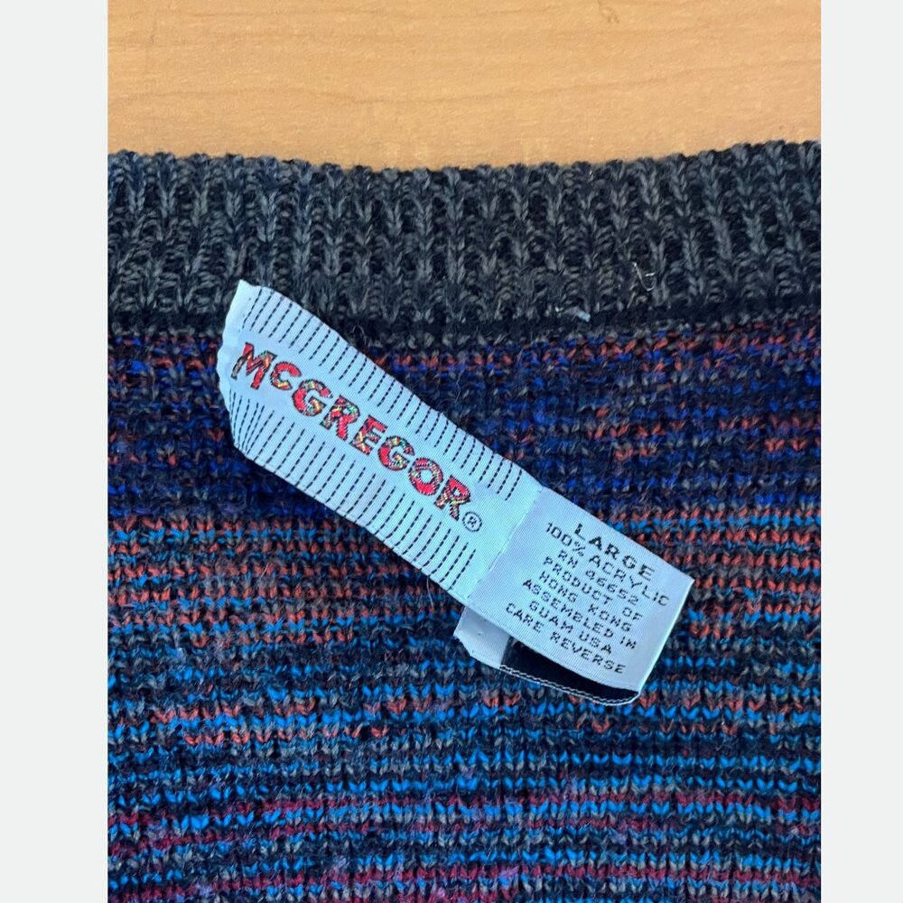 VINTAGE 90'S - Men's Cardigan - Geo Pattern - Picture 13 of 13